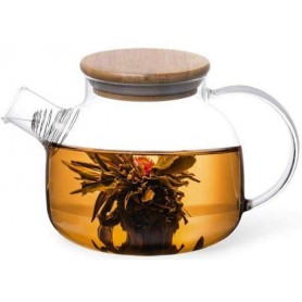 Чайник заварочный Shamsi 800мл стеклянный с металлическим ситом Fissman (1167077)