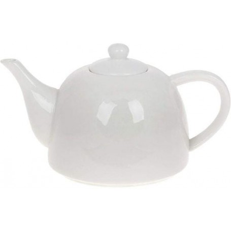 Чайник заварочный White City Очарование 900мл белый фарфор Bona (1175147)
