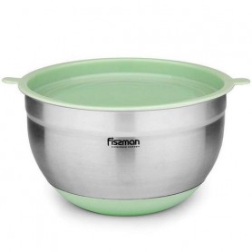 Миска Fissman 16x10 см 1,5 л нержавіюча сталь колір зелений чай 5114 (1075132)