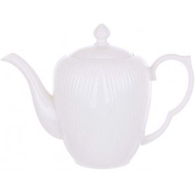 Чайник заварочный White Grace 1000мл белый фарфор BonaDi (1174649)