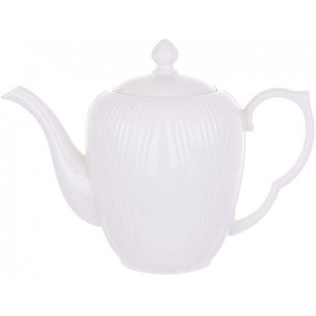 Чайник заварочный White Grace 1000мл белый фарфор BonaDi (1174649)