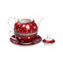 Заварник для чая Christmas с чашкой и блюдцем Yiwu HP-SD-10 (1079279)