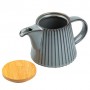 Чайник заварочный керамический с бамбуковой крышкой 850 мл, серый TS Kitchen HP7211G (1164594)