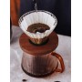 Кофейник стеклянный с бамбуковой крышкой 13х15.5х18.5 см (1067419)