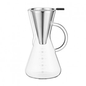 Кемекс для заваривания кофе Ardesto Black Mars с фильтром, 600 мл (AR0706CM)