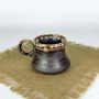 Турка Верона 500 мл коричневая керамическая с чашками c рассекателем (1181645)