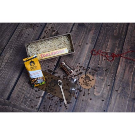 Подарунковий набір кави з туркою МОНАКО Gorillas Market 120 мл (Чеканка) (1041098)