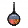 Сковорода глубокая Ardesto Gemini Bari со съемной ручкой, черная, 24 см (AR1224B)