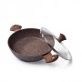 Сотейник з кришкою Fissman Magic Brown 26x6,5см 4336 (1130244)