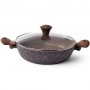 Сотейник з кришкою Fissman Magic Brown 26x6,5см 4336 (1130244)