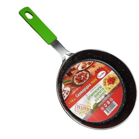 Сковорода Con Brio Granite mini CB-1414 14 см Зелений (1041418)