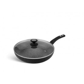 Сковорода із кришкою індукційна мармурове покриття Edenberg EB-4108 22 см (1041611)