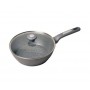 Сковорода-сотейник Kamille Granite d 24 см із кришкою KM-4275GR (1041497)