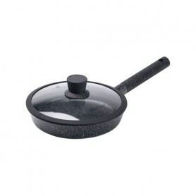 Сковорода Haus Roland алюминиевая 25 см с крышкой Yiwu HP33543 (1078689)