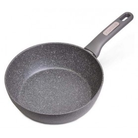 Сковорода-сотейник Granite Ø24см с гранитным антипригарным покрытием Kamille (1165807)