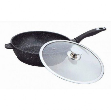 Качественная сковорода с антипригарным покрытием Bohmann 28 см 5000-28-MRB сковорода для жарки с толстым дном (1139289)