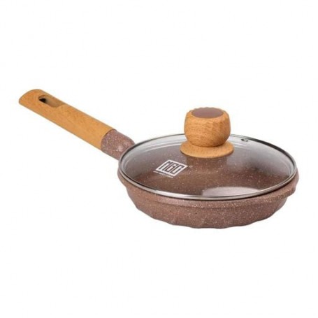 Сковорода универсальная MGC алюминиевая 20 см с антипригарным покрытием, кофейный MGC HP-4-421CO (1090350)