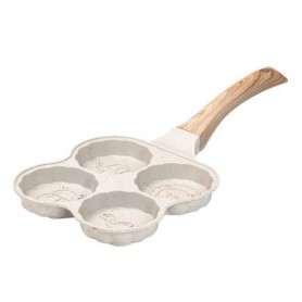 Сковорода для панкейков с антипригарным покрытием 19,5*19,5*2,5 см, бежевый Breakfast HP39576W (1090346)