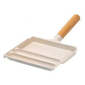 Сковорода для сніданку з антипригарним покриттям 21*18,5*2 см, бежевий (1121232)