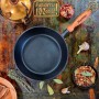 Сковородка 28x6 см S and T Maysternya с деревянной ручкой чугун (Т306УК) (1047415)