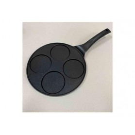 Сковорода для оладий 26см алюминиевая антипригарным покрытием 7х8см индукция 4215 (1129171) (1094898)