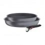 Набор посуды Tefal Ingenio Mineralia Force (сковорода, 24 см + сковорода, 28 см + сменная ручка, 1 шт) (L3969102)