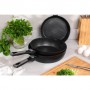 Сковорода глубокая Ardesto Gemini Bari черная, со съемной ручкой, 26 см (AR1226B)