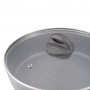Сковорода глубокая Ardesto Gemini Gourmet Apulia серая, с крышкой, 28 см (AR2428GGL)