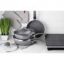 Сковорода глубокая Ardesto Gemini Gourmet Apulia серая, с крышкой, 28 см (AR2428GGL)