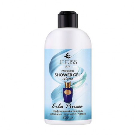 Парфюмированный крем-гель для душа Jediss Erba Puress Parfumed Shower Gel унисекс, 200 мл