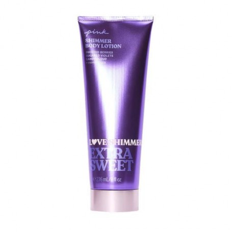 Парфюмированный лосьон для тела Victoria's Secret Pink Love Shimmer Extra Sweet Body Lotion с шимером, женский, 236 мл
