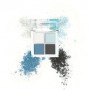 Палетка теней для век Benecos Natural Quattro Eyeshadow, True Blue, 8 г