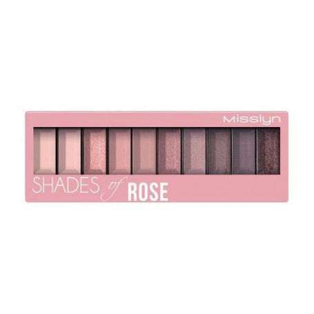 Палетка теней для век Misslyn Must-Have Eyeshadow Shades 2 Shades Of Rose, 8 г