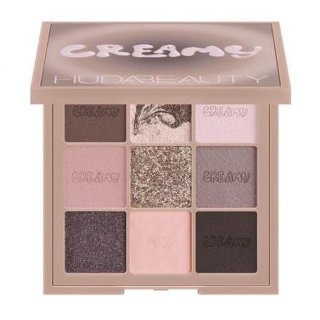 Палетка теней для век Huda Beauty Creamy Obsessions Eyeshadow Palette, Greige, 8.22 г