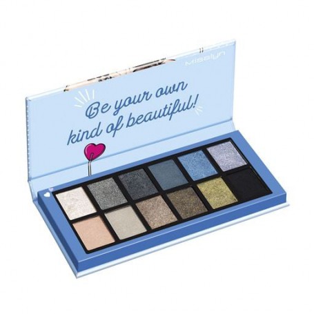 Палетка теней для век Misslyn Matt X Metallic Eyeshadow Palette 2 Eye Got It!, 8.4 г