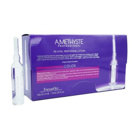 Лосьон FarmaVita Amethyste Color Re-Vital Restoring Lotion для окрашенных волос, 10*10 мл