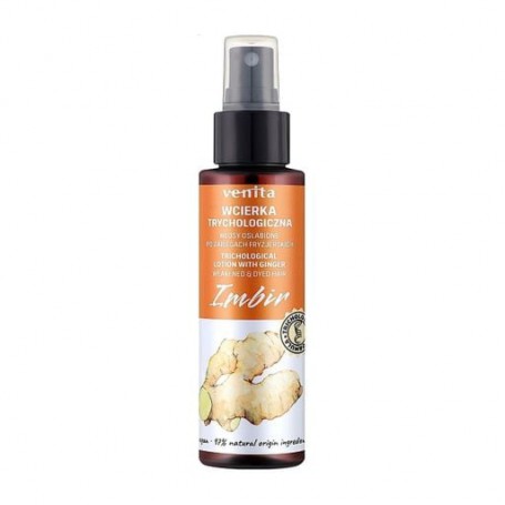 Лосьон Venita Trichological Lotion для ослабленных окрашенных волос, с экстрактом имбиря, 100 мл