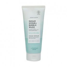 Сахарный скраб для кожи головы и тела VOESH Sugar Scrub + Bubble Wash Clean Ocean, 210 г