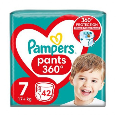 Подгузники-трусики Pampers Pampers Pants размер 7 (17+ кг), 42 шт