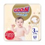 Подгузники Goo.N Premium Soft унисекс, размер 3 (M) (для детей 5-9 кг), 64 шт