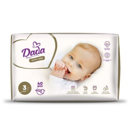 Подгузники Dada Elite Care Midi размер 3 (4-9 кг), 40 шт