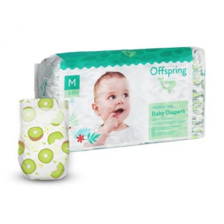 Подгузники Offspring Hairykiwi, размер M (6-10 кг), 42 шт