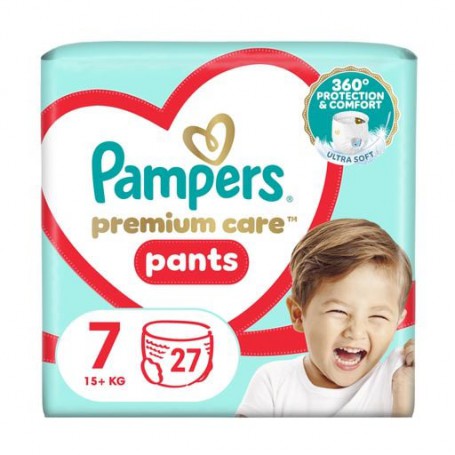 Подгузники-трусики Pampers Premium Care Pants размер 7 (15+ кг), 27 шт