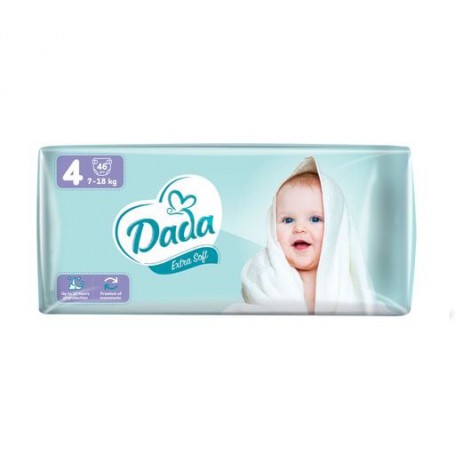 Подгузники Dada Extra Soft размер 4 (7-18 кг), 46 шт