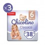 Набор подгузников Chicolino Classico размер 6 (16+ кг), 114 шт