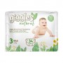 Подгузники Giggles Natural размер 3 Midi (4-9 кг), 34 шт