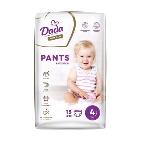 Подгузники-трусики Dada Elite Care размер 4 Maxi (9-15 кг), 15 шт