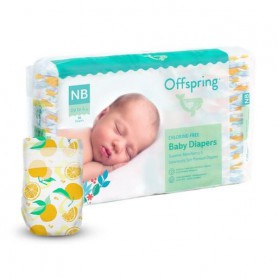 Подгузники Offspring Tangy Orange, размер NB (до 4 кг), 56 шт