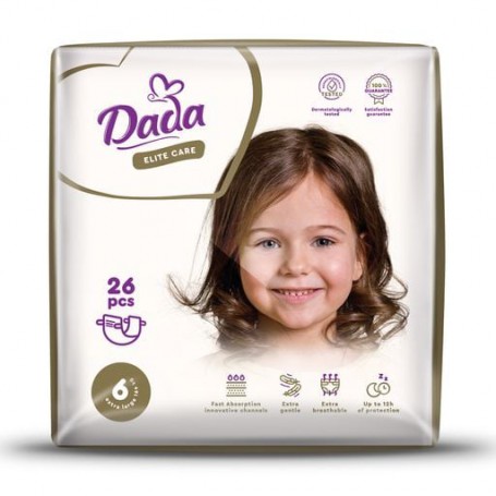 Подгузники Dada Elite Care Extra Large размер 6 (16+ кг), 26 шт