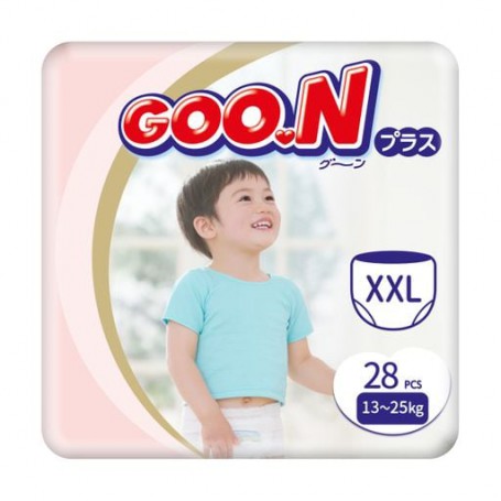 Трусики-подгузники Goo.N Plus унисекс, размер ХXL (для детей 13-25 кг), 28 шт